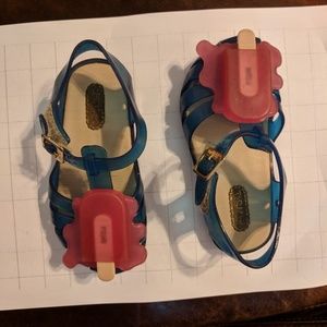 Mini Melissa Popsicle Sandals Size 8